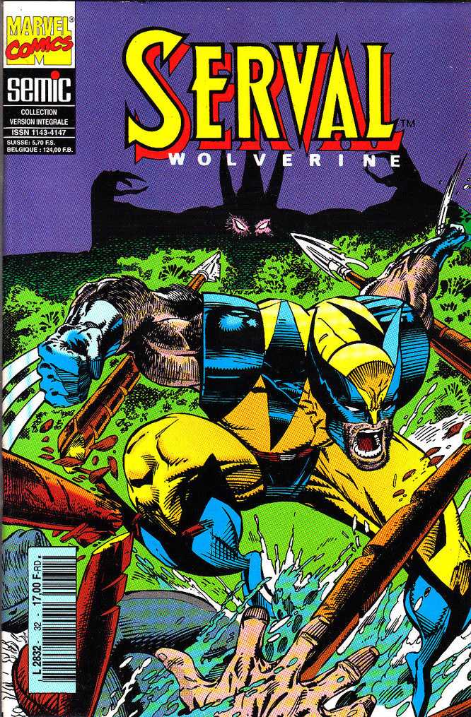 Scan de la Couverture Serval Wolverine n 32